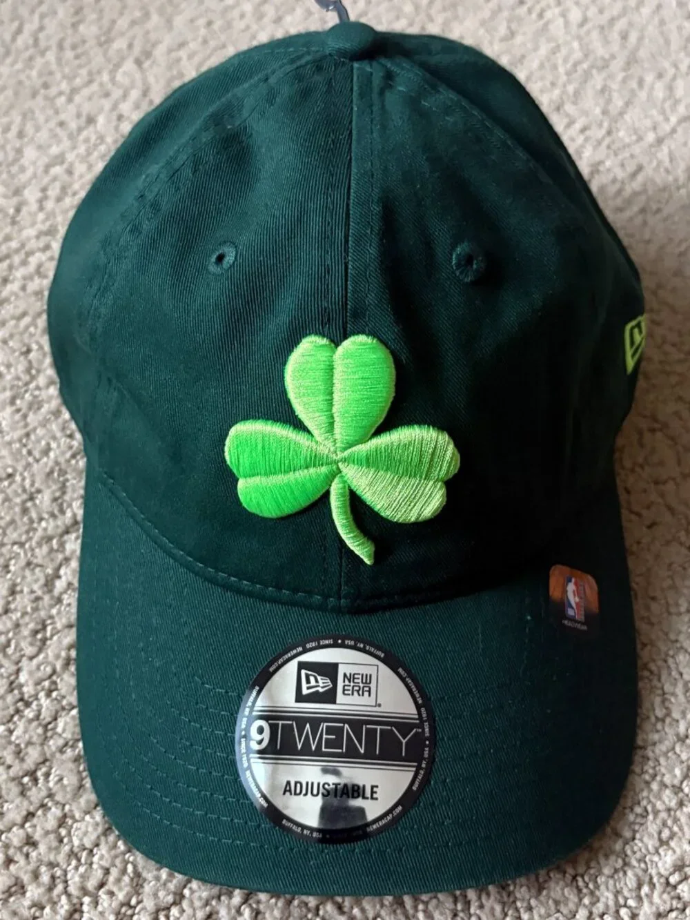 New Era Boston Celtics 9TWENTY City 2024 Alternate Adjustable Hat NBA OSFM NWT - Picture 2 of 7